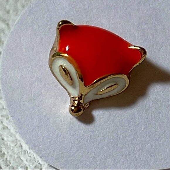 Fox enamel 🦊 stud earrings - Picture 1 of 5